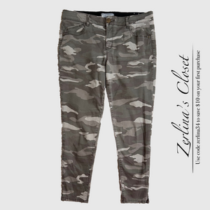 Wit & Wisdom Ab Solution Skinny Ankle Camo 14